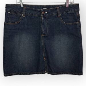 Etnies Junior's Emo Skater Y2K Denim Mini Skirt size 11